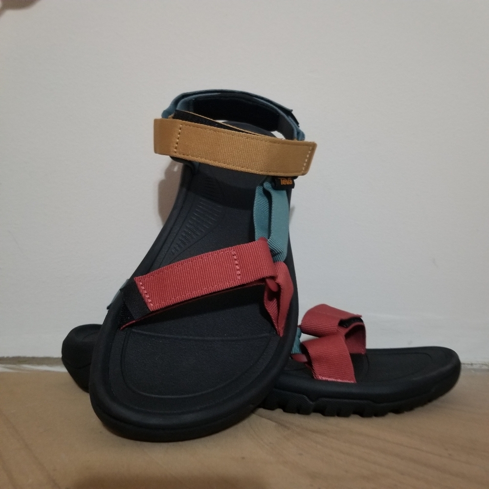 NEW! Teva Hurricane XLT2 Red And Tan Adventure Sandals Sz 11 NWT - Picture 12 of 12